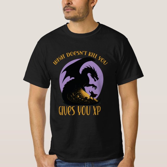 Camiseta What Doesnt Kill You Gives You XP (Frente)