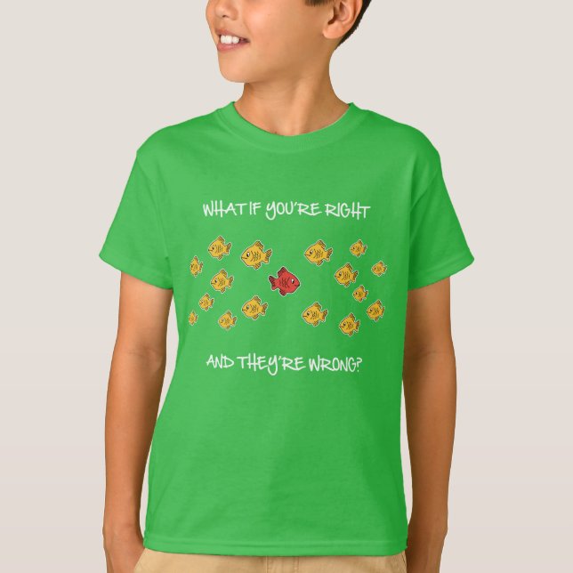 Camiseta What if you're right? (Frente)