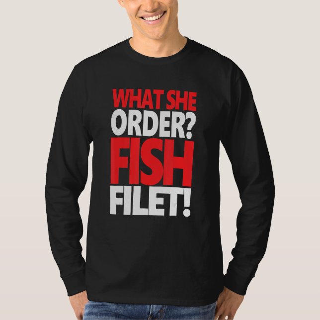 Camiseta What She Order Fish Filet Apparel Feminism Feminis (Frente)