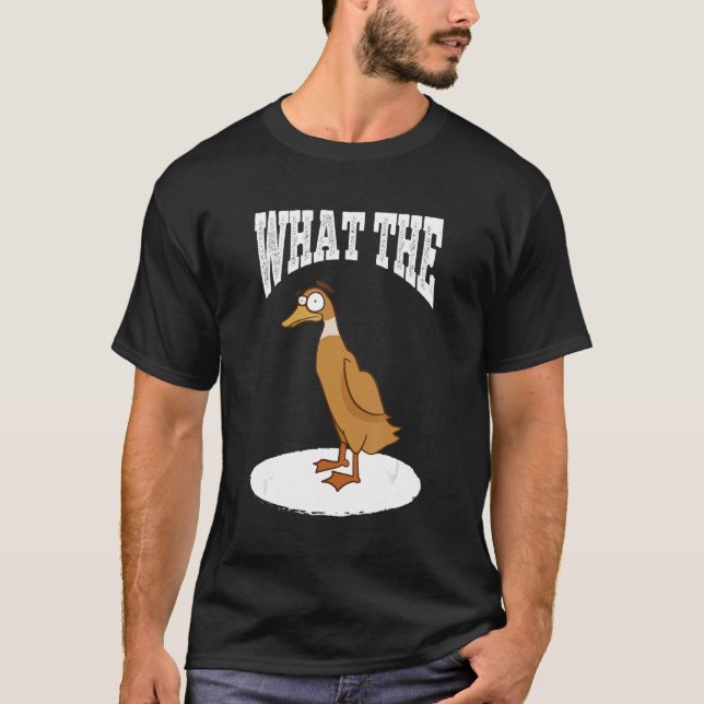 Camiseta What The Duck Duck Morning Grouch Coffee Rubber Du (Frente)