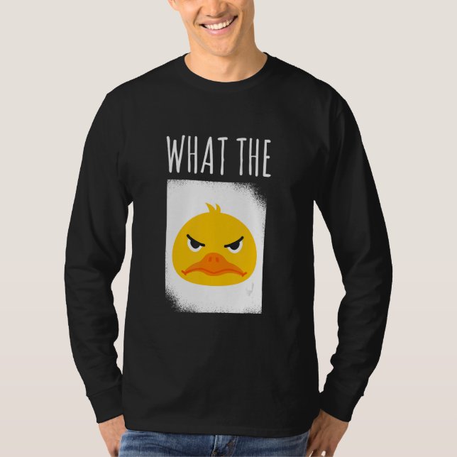 Camiseta What The Duck Duck Morning Grouch Coffee Rubber Du (Frente)