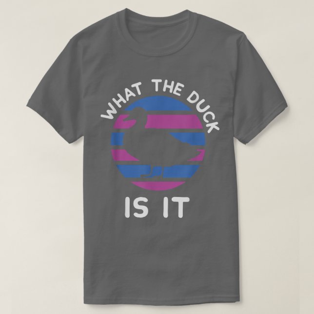 Camiseta What The Duck Is It Baby Gender Reveals Party  (Frente do Design)