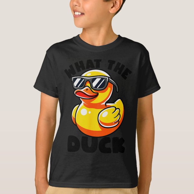 Camiseta What The Duck Owner I Love Ducks Lover Funny Rubbe (Frente)