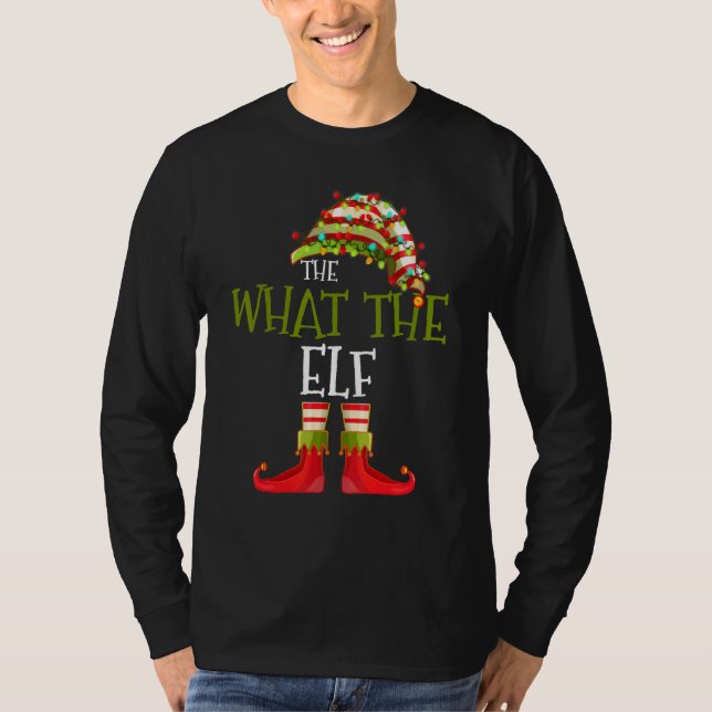 Camiseta What The Elf Group Matching Family Christmas  2 (Frente)