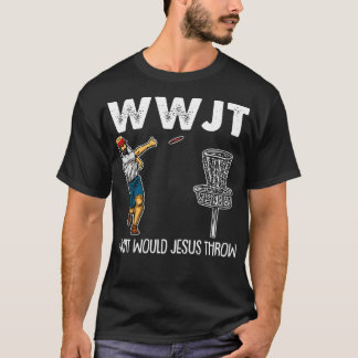 Camiseta What Would Jesus Throw Christmas WWJT Disc Golf Ch