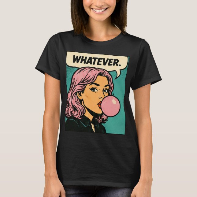Camiseta “Whatever” Retro Quadrinho (Frente)