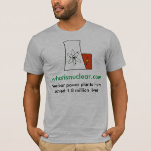 Camiseta Whatisnuclear.com nuclear salvar o T-shir dos