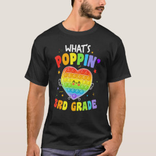 Camiseta What's Poppin' 3rd Grade First Day Of School Pop I