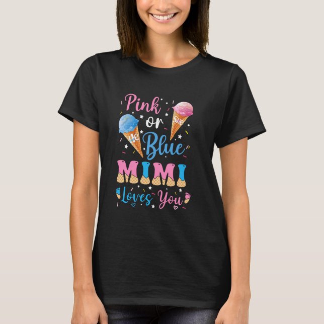 Camiseta Whats The Scoop Gender Reveal Party Announcement M (Frente)