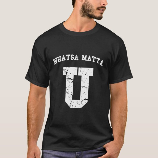 Camiseta Whatsamatta U Fake College University Jersey (Frente)