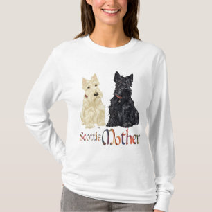 Camiseta Wheaten & Black Scotties Dia das Mães
