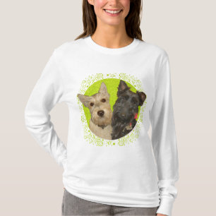 Camiseta Wheaten & Black Scottish Terriers