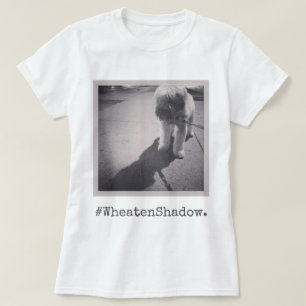 Camiseta Wheaten e sua sombra