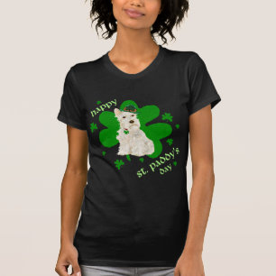 Camiseta Wheaten Scottish Terrier Dia de São Patrício