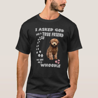 Camiseta Wheatendoodle Dog Cota Citação Mãe Wheatenpoo Pai