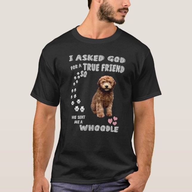 Camiseta Wheatendoodle Dog Cota Citação Mãe Wheatenpoo Pai  (Frente)