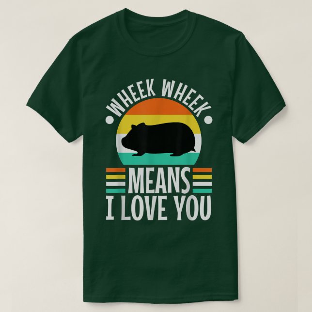 Camiseta "Wheek" significa que eu te amo221 (Frente do Design)