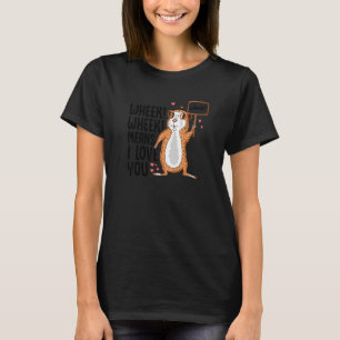 Camiseta Wheek Wheek Significa Eu Amo Você Dono de Porquinh