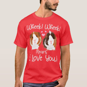 Camiseta Wheel quer dizer que eu te amo guincho Cavy Rodden