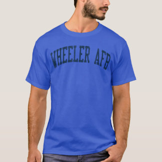 Camiseta Wheeler AFB HI Esportes Atléticos Vintage JSN2 Nav