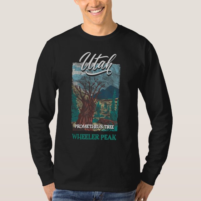 Camiseta Wheeler Peak Utah Beehive State National Parks Mig (Frente)