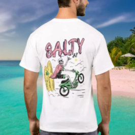 Camiseta Wheelie de Motocicleta pelo Salty AF