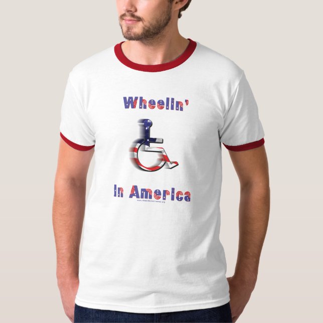 Camiseta Wheelin em América (Frente)