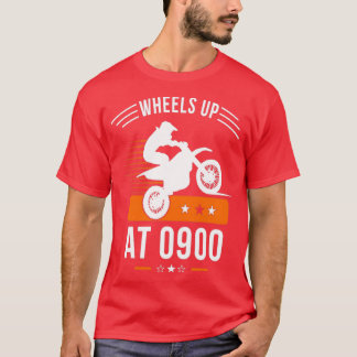 Camiseta Wheels up at 0900 KTM Orange 
