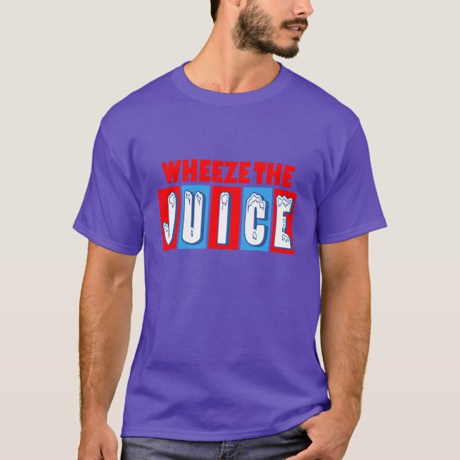 Camiseta Wheeze O Homem Encino Encantado De Sumo (Frente)