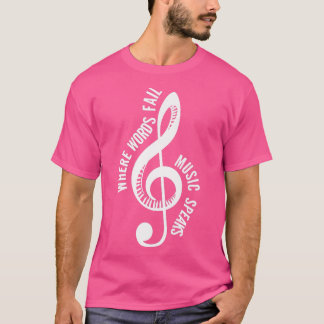 Camiseta Where Music Speaks Song Writer
