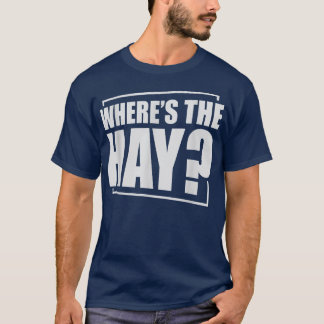 Camiseta Wheres The Hay Guinea Pig Guinea Lover 