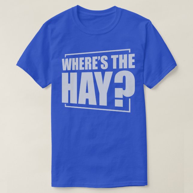 Camiseta Wheres The Hay Guinea Pig Guinea Lover Premium 562 (Frente do Design)
