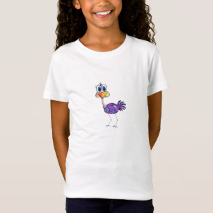 Camiseta Whimsic Happy Purple Ostrich