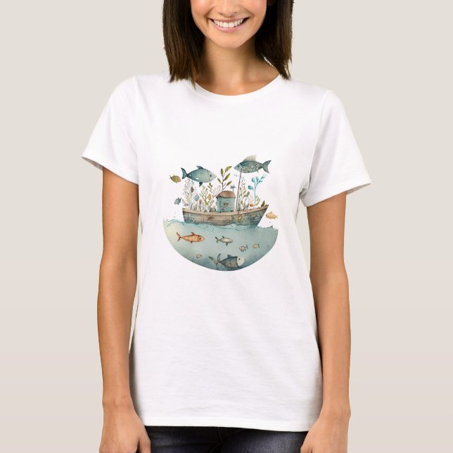 Camiseta Whimsic Houseboat (Frente)
