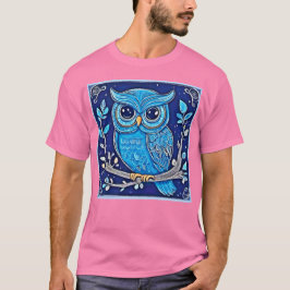 Camiseta Whimsical Chalk Owl