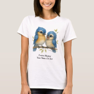 Camiseta Whimsical Eastern Bluebird