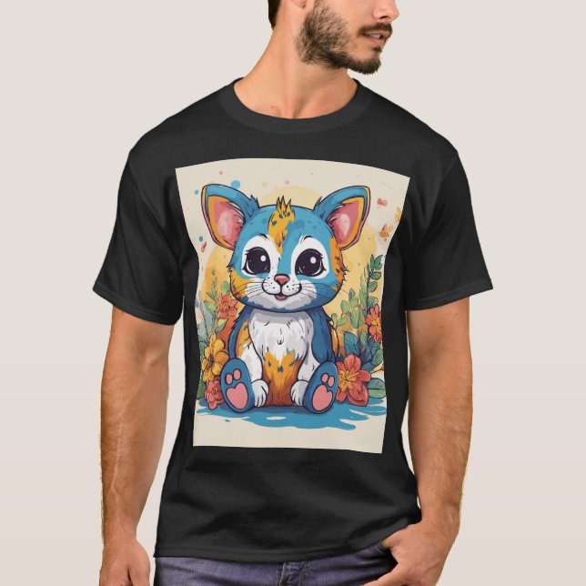 Camiseta Whimsical Koala & Eucalyptus Sticker - Em (Frente)