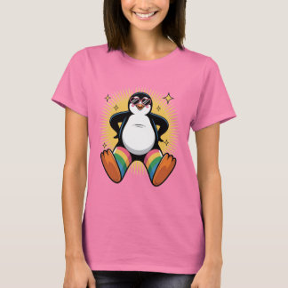 Camiseta Whimsical Penguin Caroon