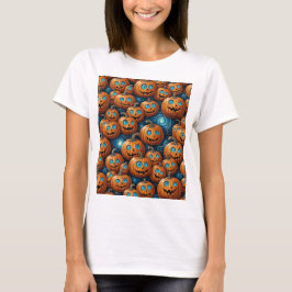 Camiseta Whimsical Pumpkin Halloween T-Shirt