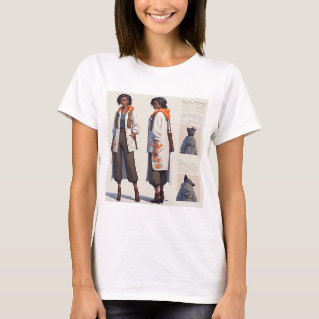 Camiseta Whimsical Rural Life Art | Design de charme e cozy (Frente)