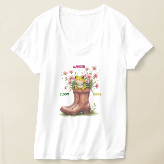 Camiseta Whimsical Sapo Bloom Tee (Postura )