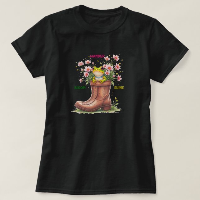 Camiseta Whimsical Sapo Bloom Tee (Frente do Design)