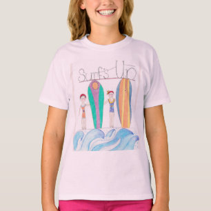 Camiseta Whimsical Surfs Up para crianças