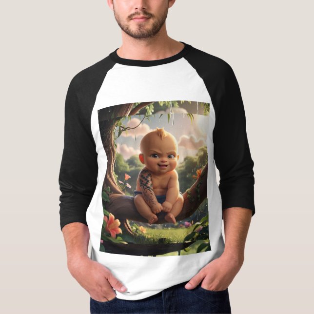 Camiseta Whimsical Watercolor T (Frente)