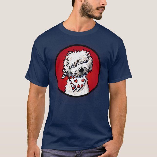Camiseta Whimsical Wheaten Terrier (Frente)