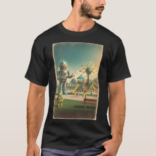 Camiseta Whimsical Wonderland - Futurismo Vintage