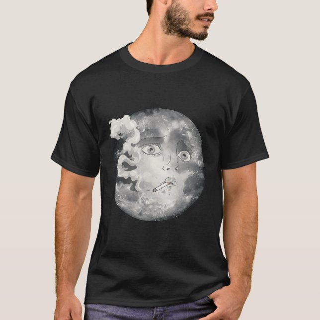 Camiseta Whimsigoth Aestic Soft Grunge Emo Gótico Smoking (Frente)