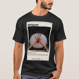 Camiseta Whiplash Damien Chazelle Minimalist Poster de film