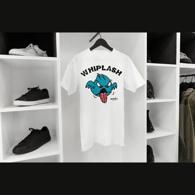 Camiseta WHIPLASH T-Shirt por Poeta Adiela Akoo (WHIPLASH Tshirt by Poet Adiela Akoo, the popular poem from her successful memoir, Lost in a Quatrain)