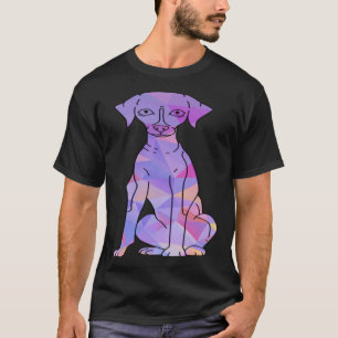 Camiseta Whippet Colorido